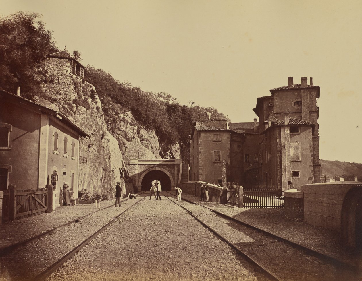 Wien. Undergrundsbane af Édouard Baldus