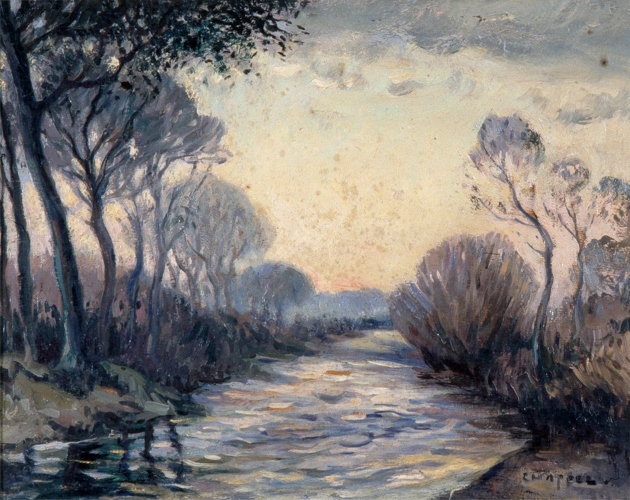 River Cagnes af Edouard Chappel