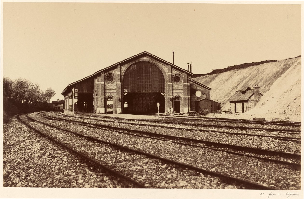 Longueau Station af Edouard Denis Baldus