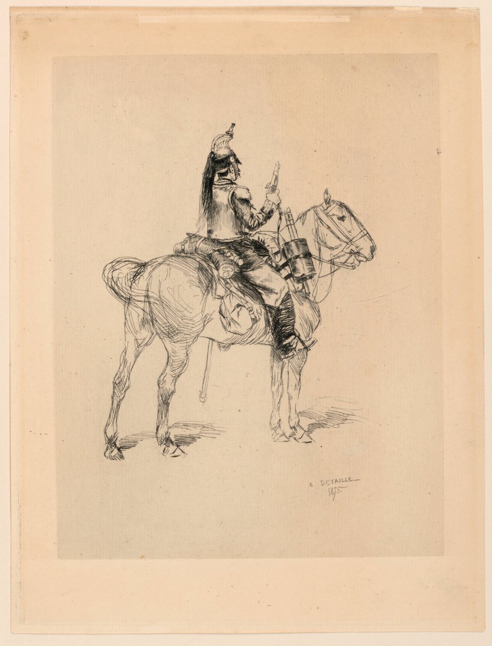Jæger til hest af Edouard Detaille