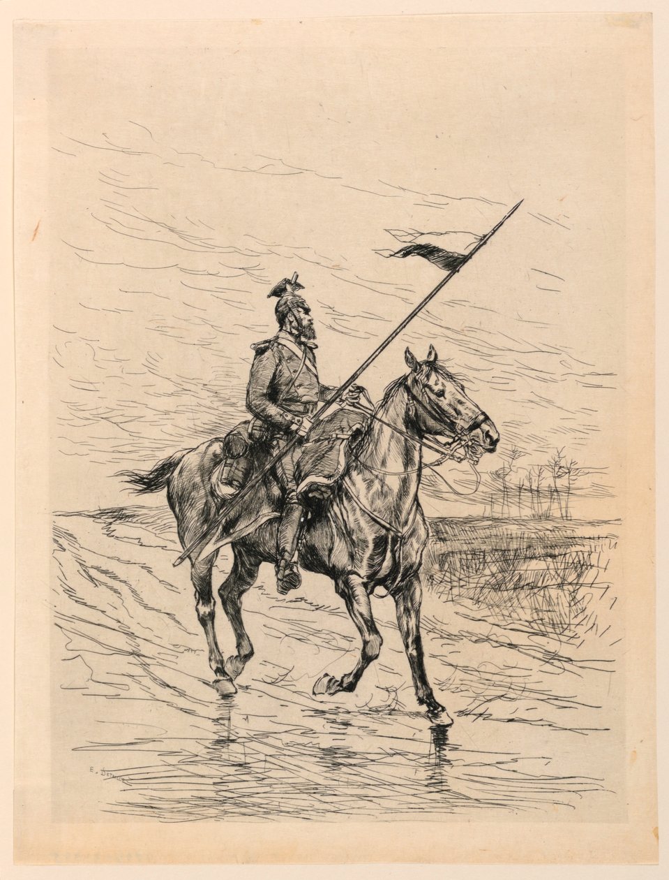 en uhlan af Edouard Detaille