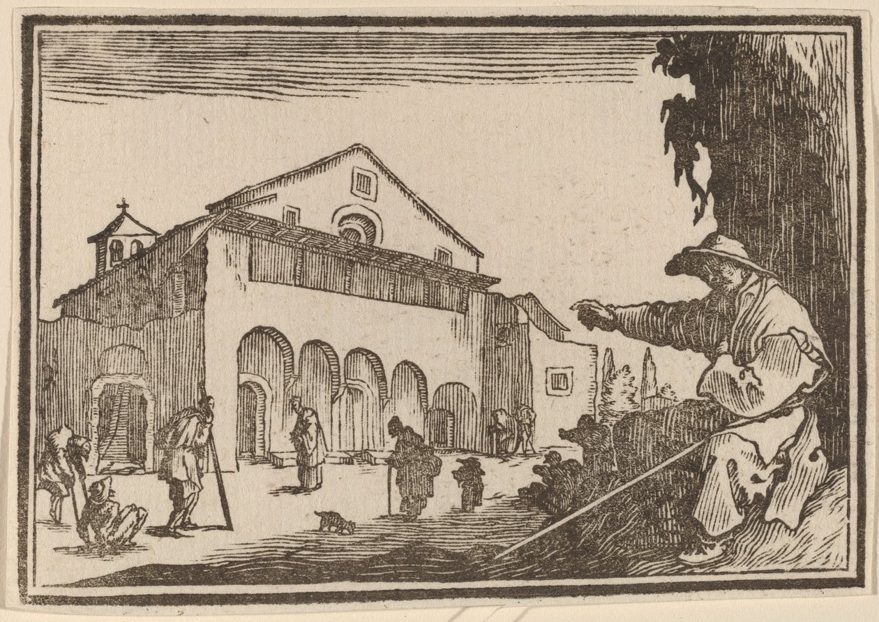Almuehus af Edouard Eckman after Jacques Callot