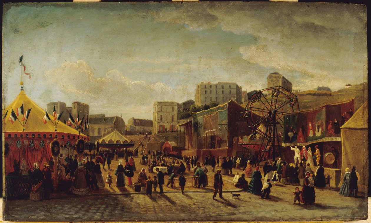 Tivoli, Place Saint-Pierre, Montmartre af Edouard Hubert