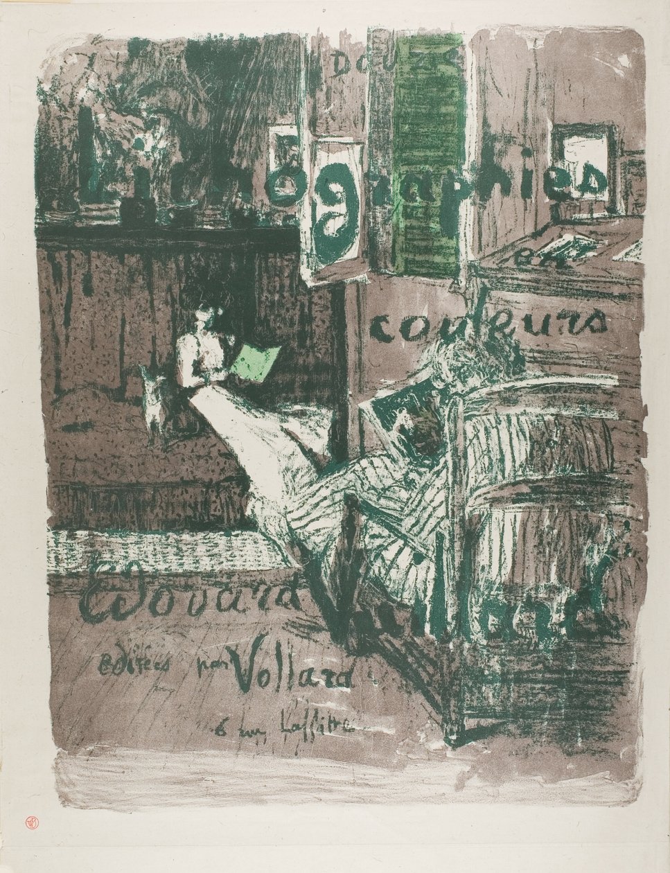 Albumcover til landskaber og interiører af Édouard Jean Vuillard
