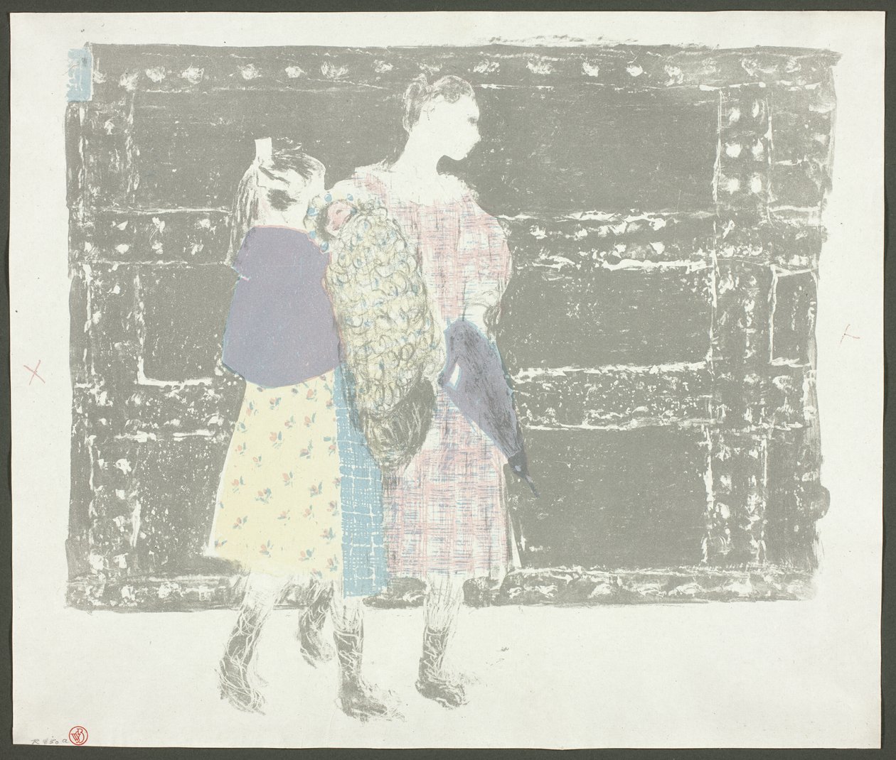 On the Bridge of Europe, plade ni fra Landscapes and Interiors af Édouard Jean Vuillard