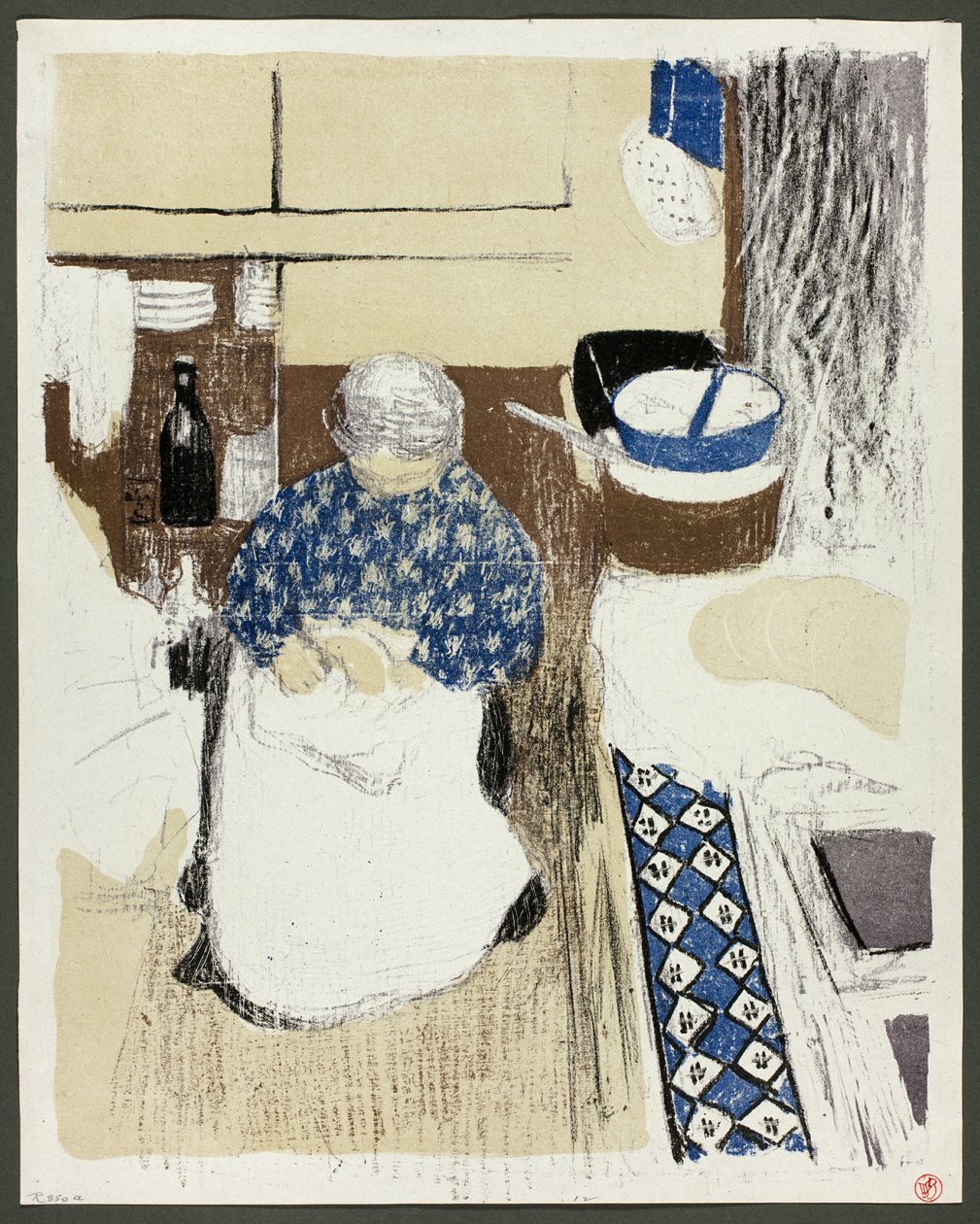 The Cook, plade 11 fra Landscapes and Interiors af Édouard Jean Vuillard