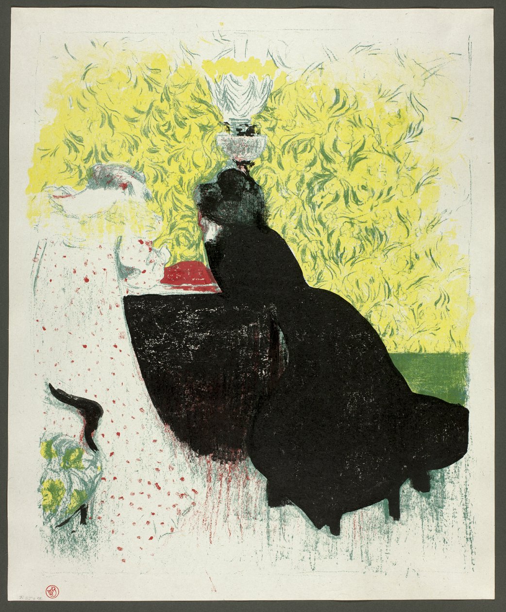 De to svigerinder, planche 12 fra Landskaber og interiører af Édouard Jean Vuillard