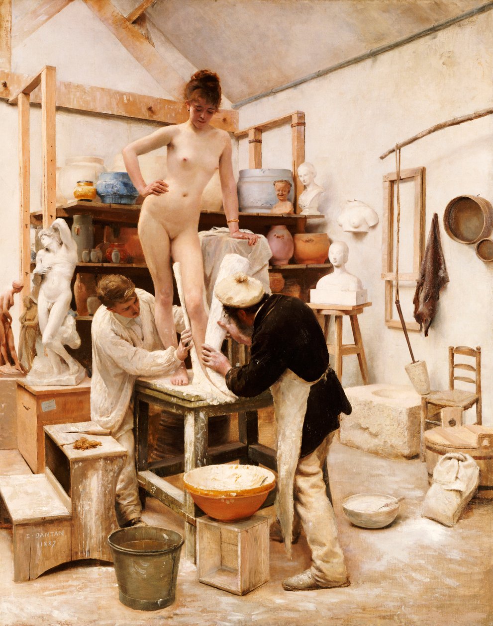 En Skimmelsvamp fra Naturen, 1887 af Edouard Joseph Dantan