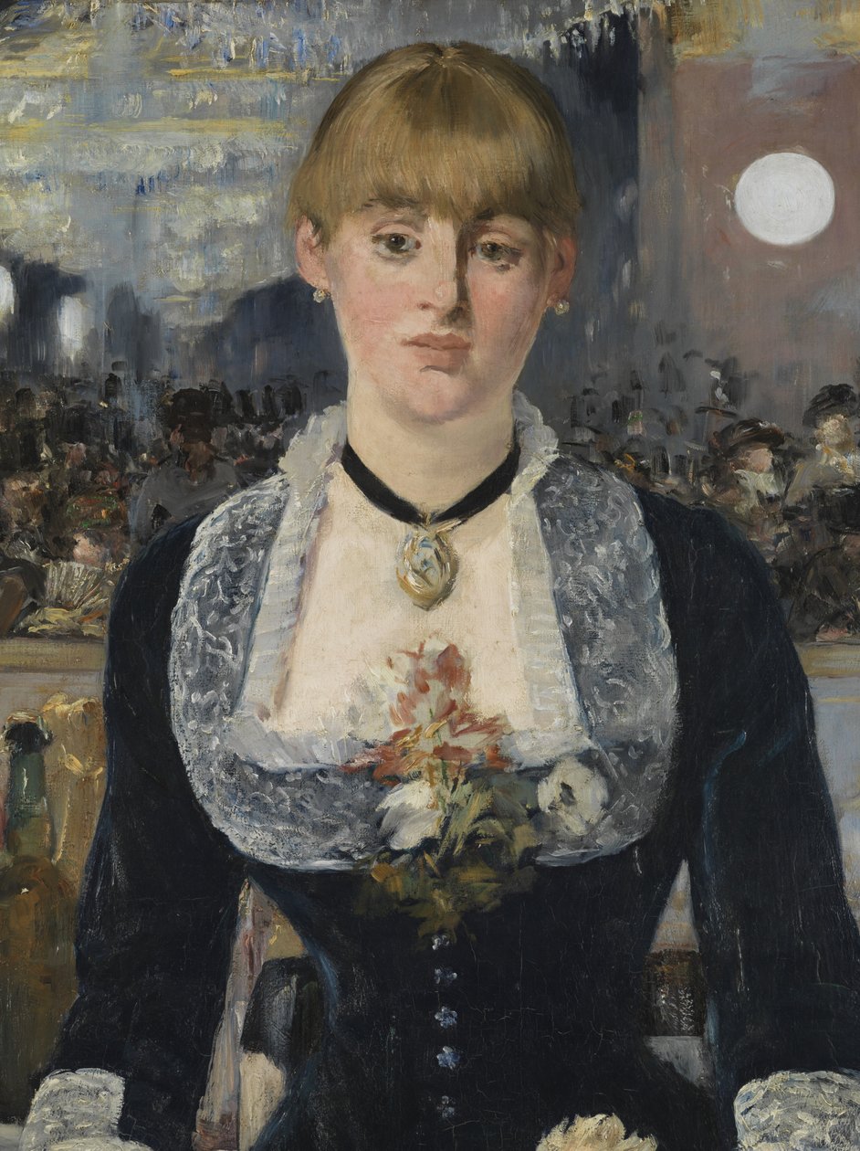 A Bar at the Folies-Bergere, 1881-82 (detalje af 2536) af Édouard Manet