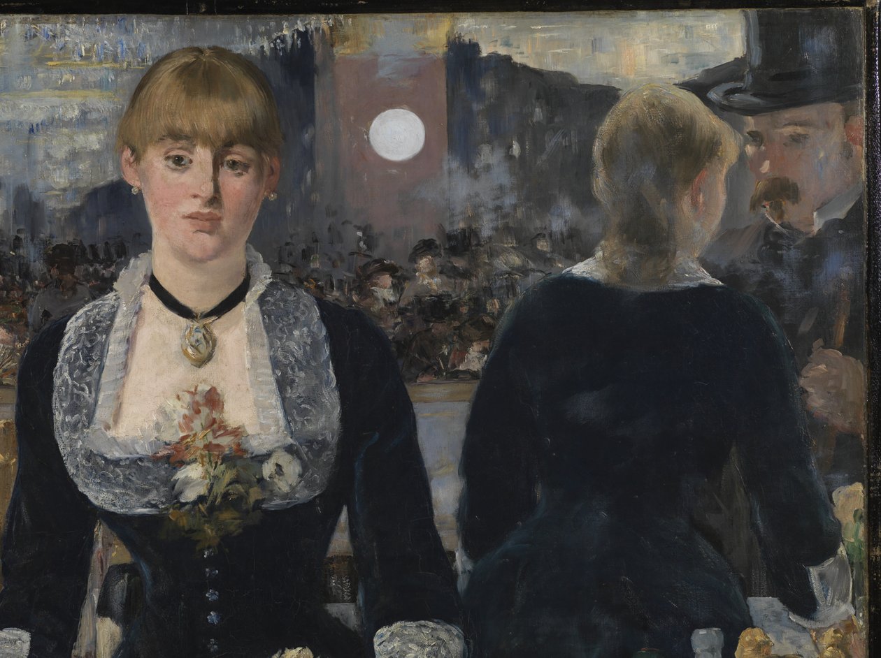 A Bar at the Folies-Bergere, 1881-82 (detalje af 2536) af Édouard Manet