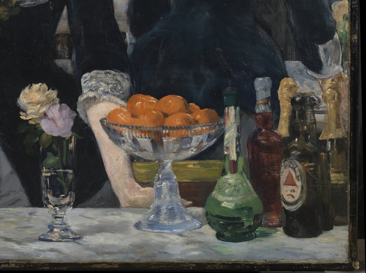 A Bar at the Folies-Bergere, 1881-82 (detalje af 2536) af Édouard Manet