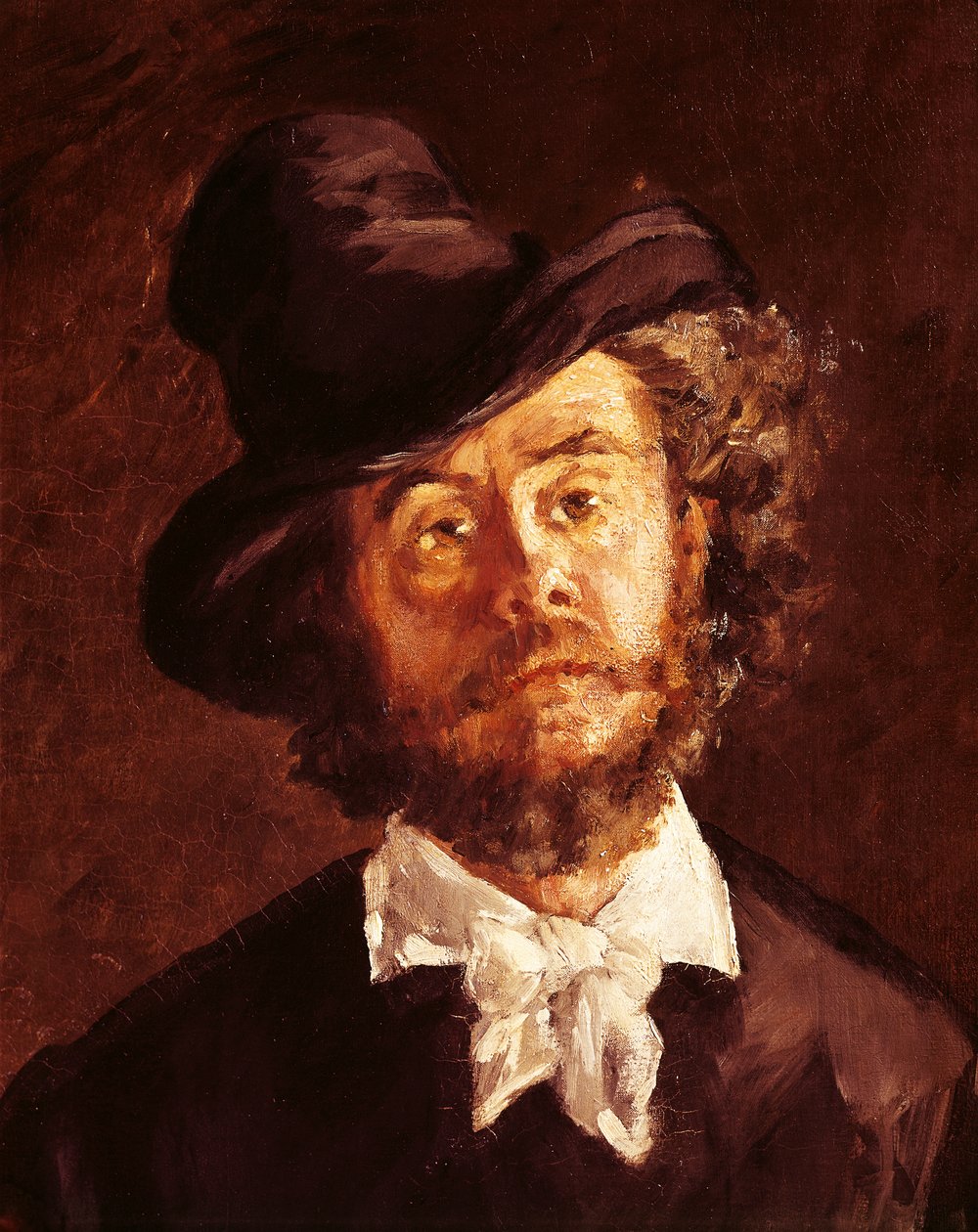 Kunstner (portræt af maleren Marcellin Desboutin) af Édouard Manet