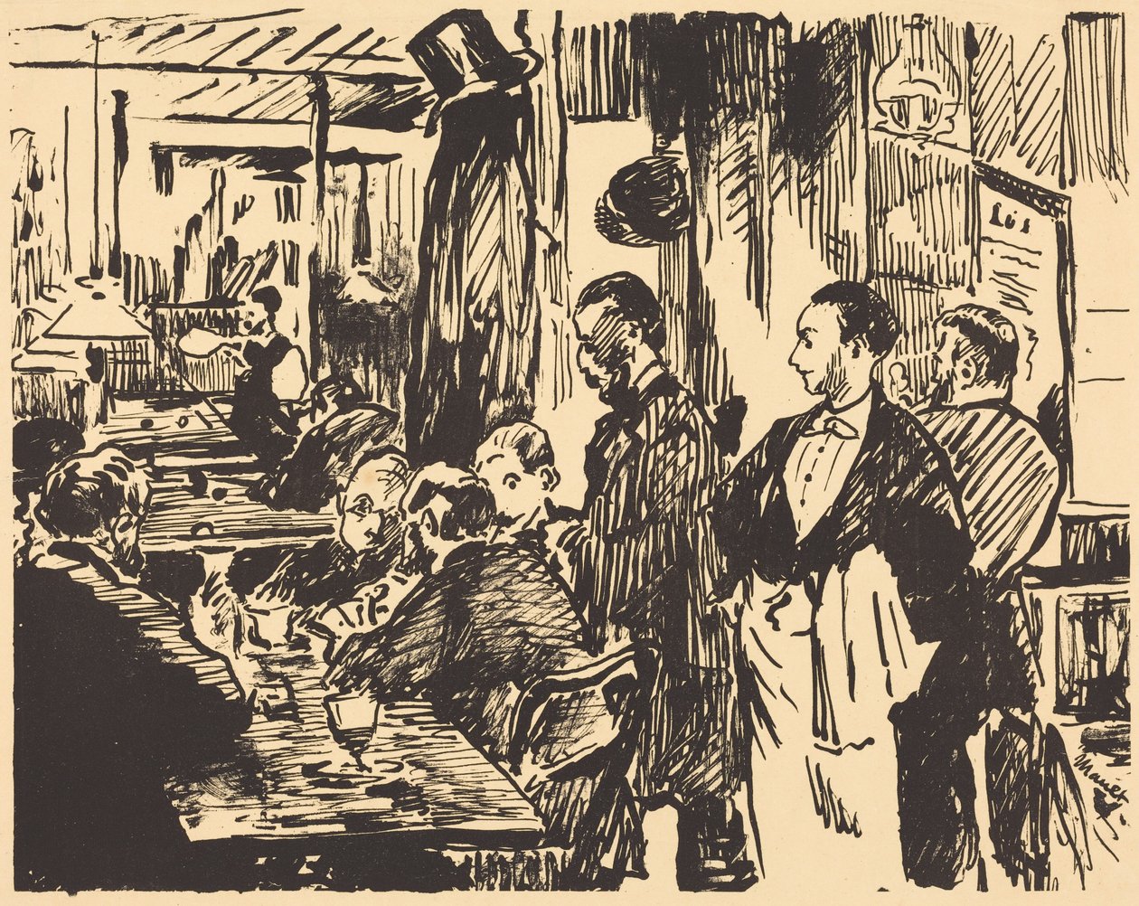 På caféen (Au café) af Édouard Manet