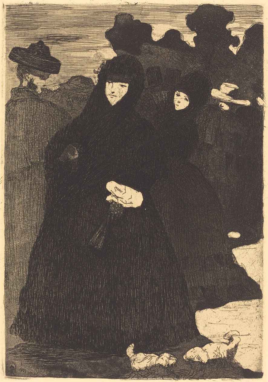 På Prado Au Prado, 18651868. af Édouard Manet