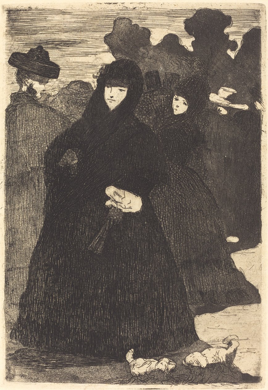 På Prado Au Prado, 18651868. af Édouard Manet