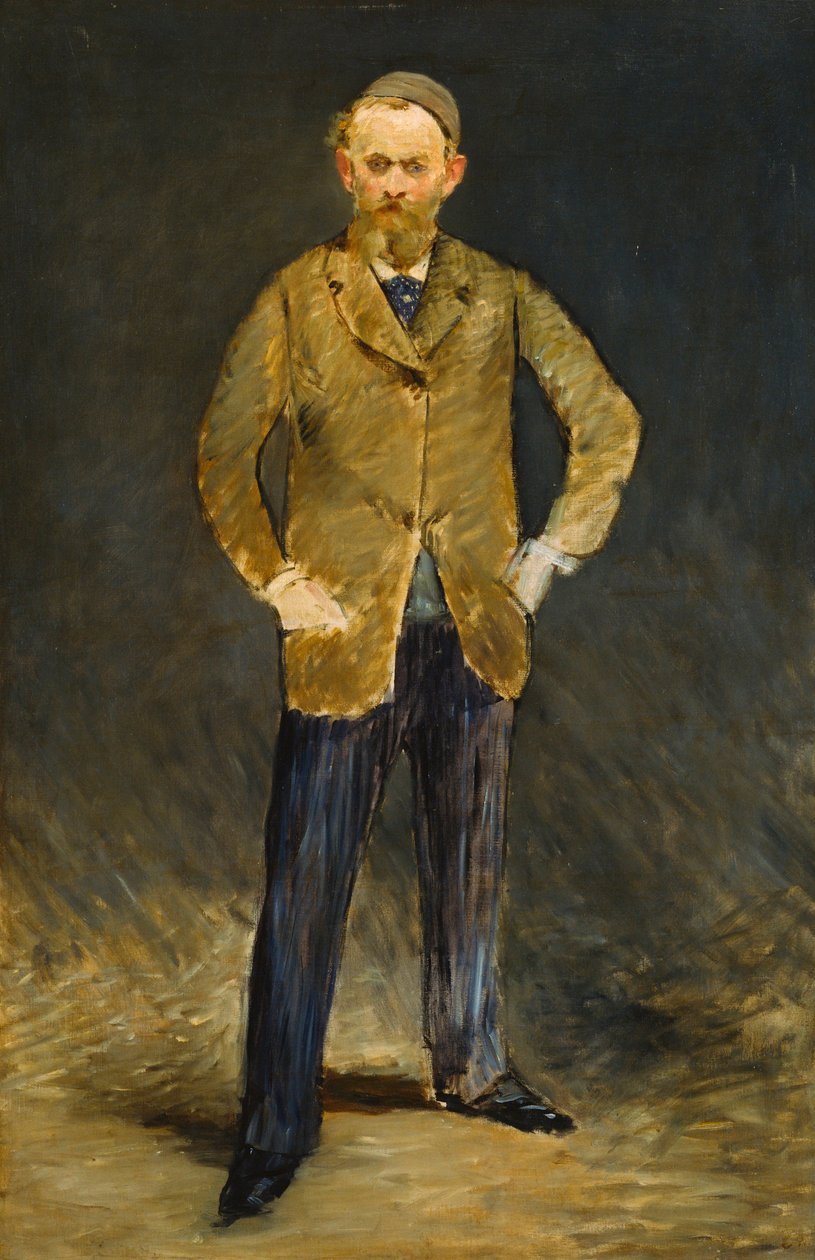 Selvportræt - Maleri af Edouard Manet (1832-1883), olie på lærred (95,4x63,4 cm) af Édouard Manet