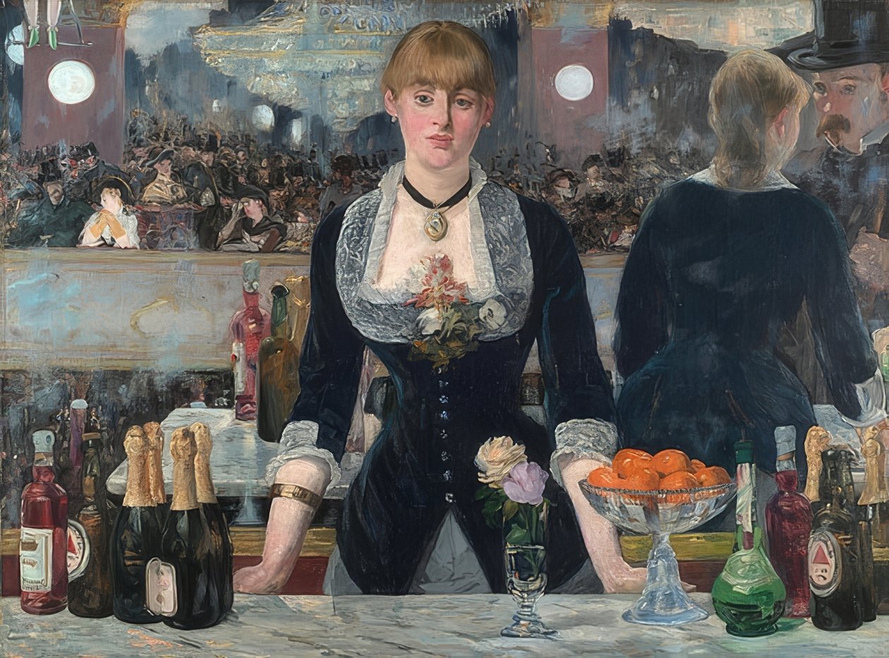Bar i den Folies-Bergère. 1881-82 af Édouard Manet