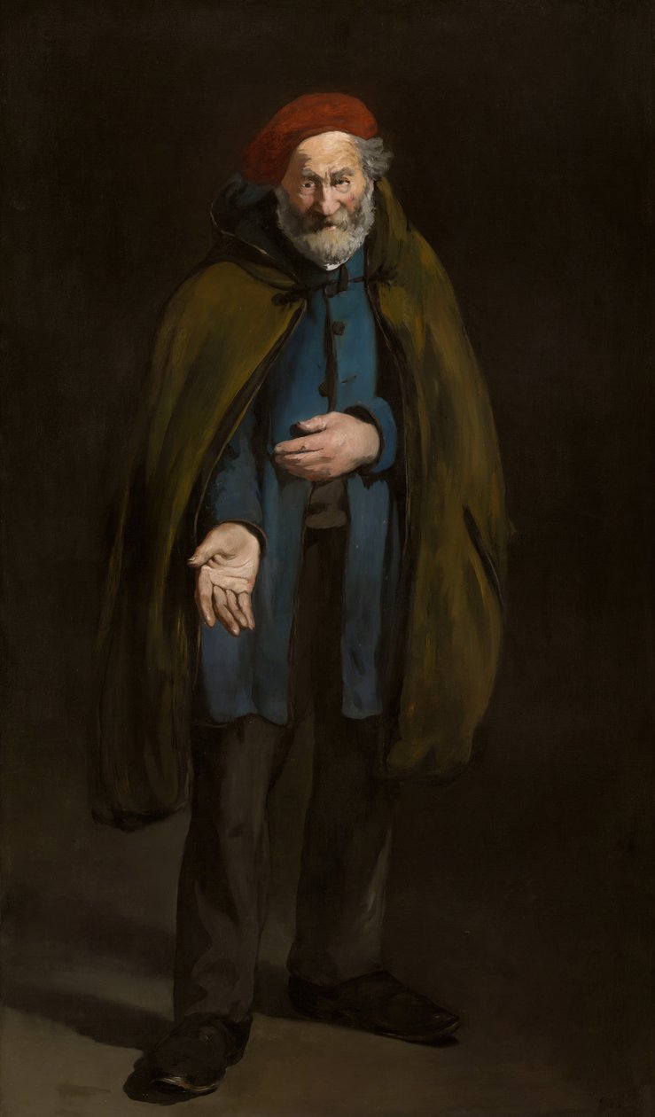 Tigger med en Duffle Coat Philosopher, 186567. af Édouard Manet