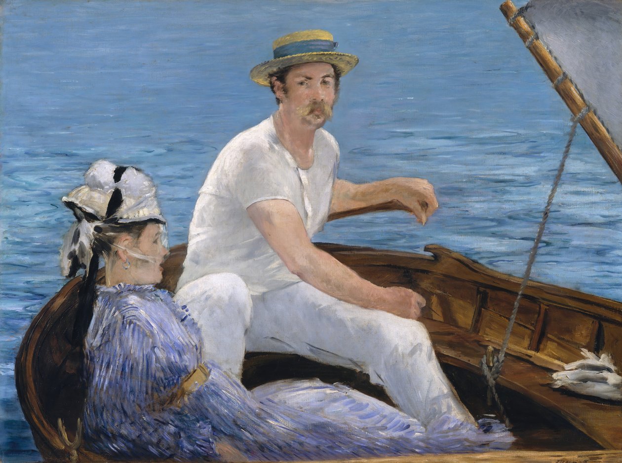 Bådsejlads, 1874. af Édouard Manet