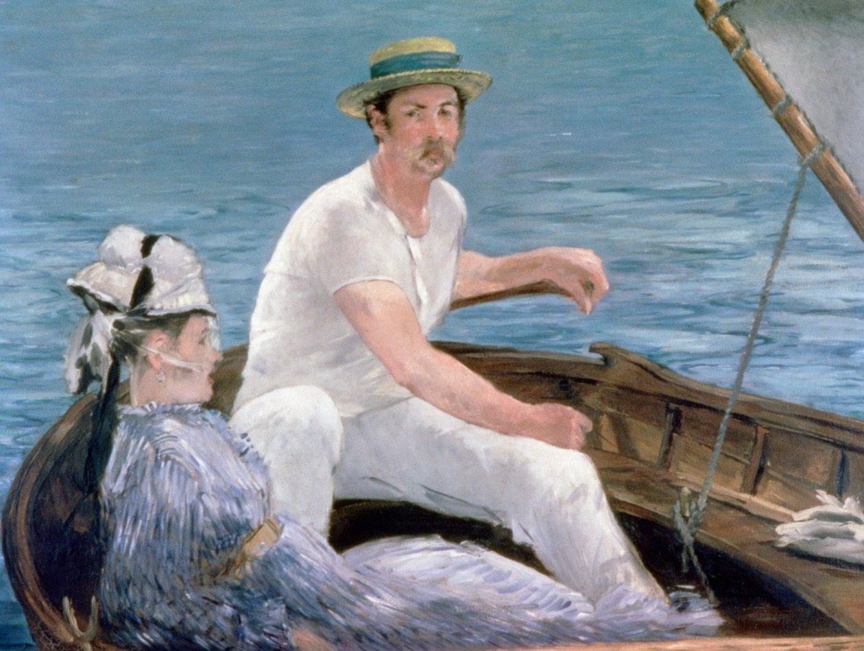 Bådsejlads, 1874 af Édouard Manet