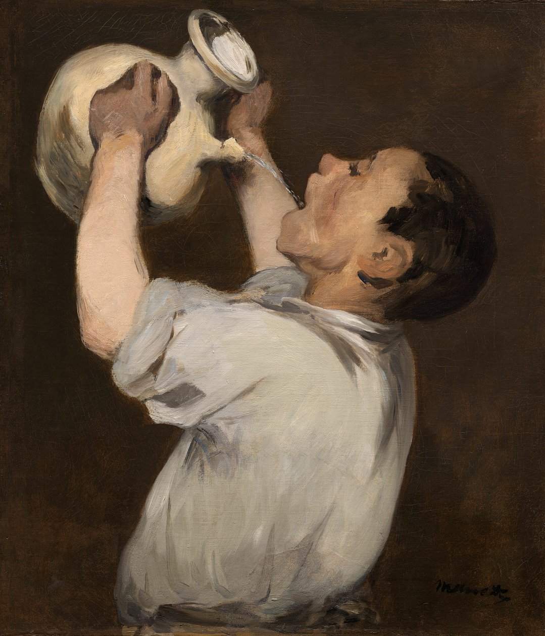 Dreng med kande (La Régalade) af Édouard Manet