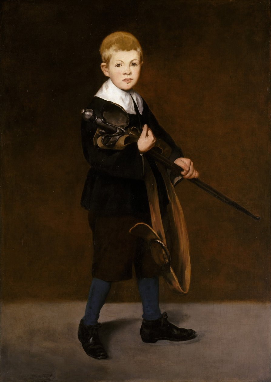 Dreng med et sværd af Édouard Manet