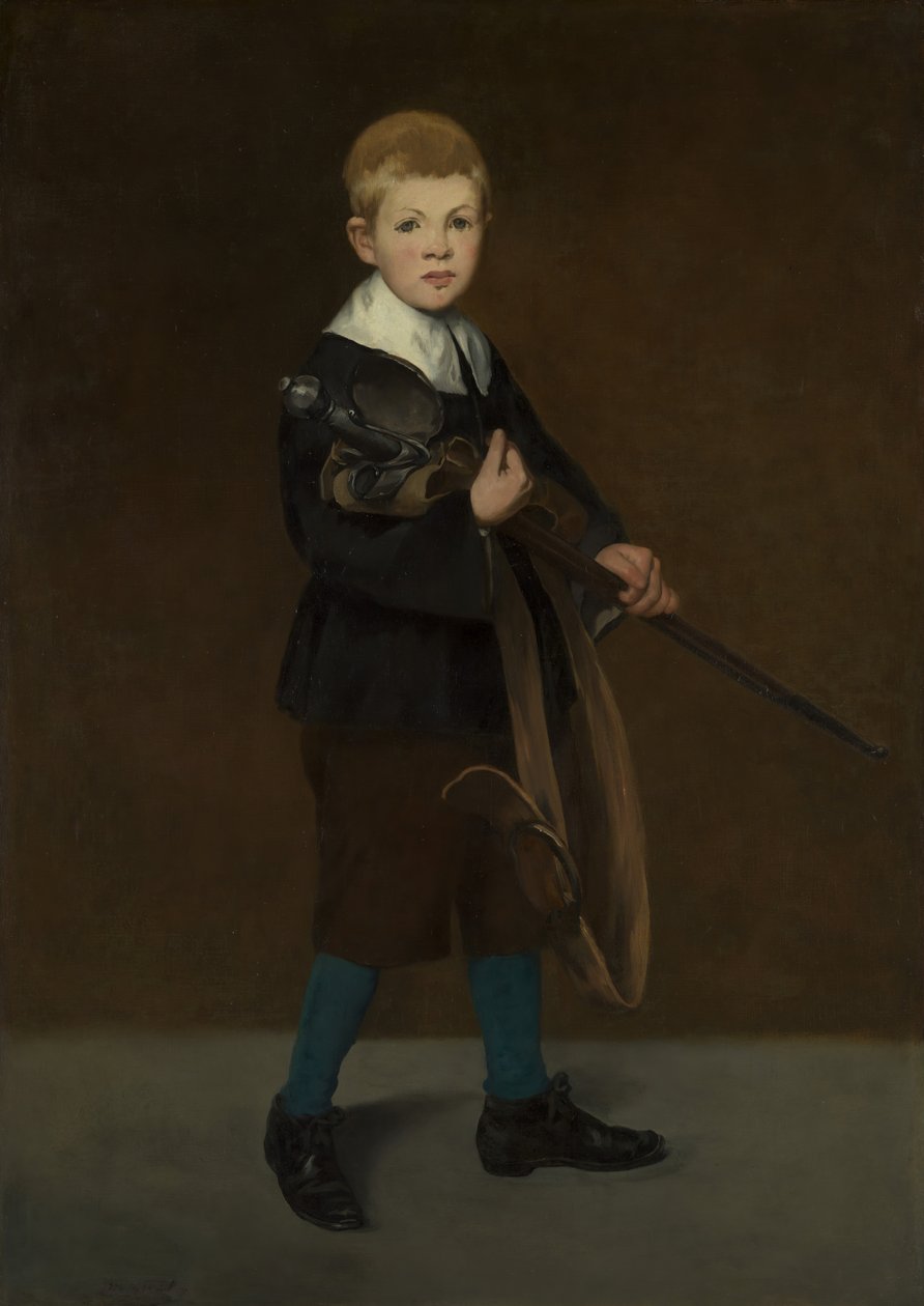 Dreng med et sværd, 1861. af Édouard Manet