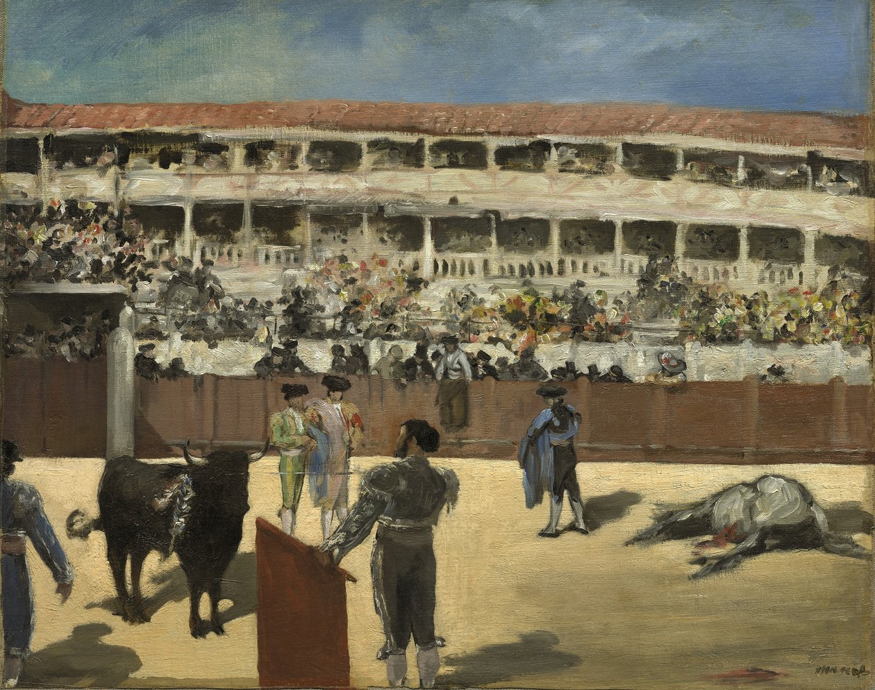 Tyrekamp, ​​1865-66 af Édouard Manet