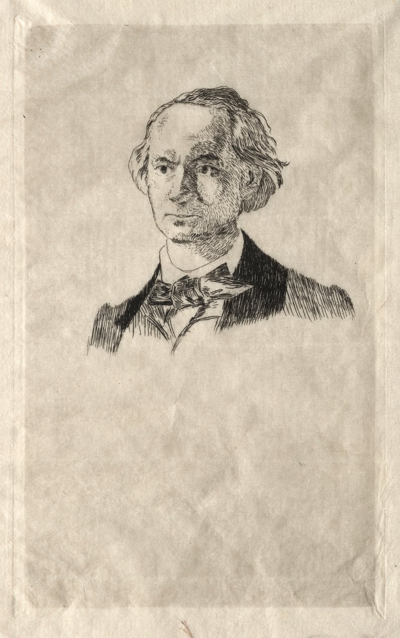 Charles Baudelaire, 1865. af Édouard Manet