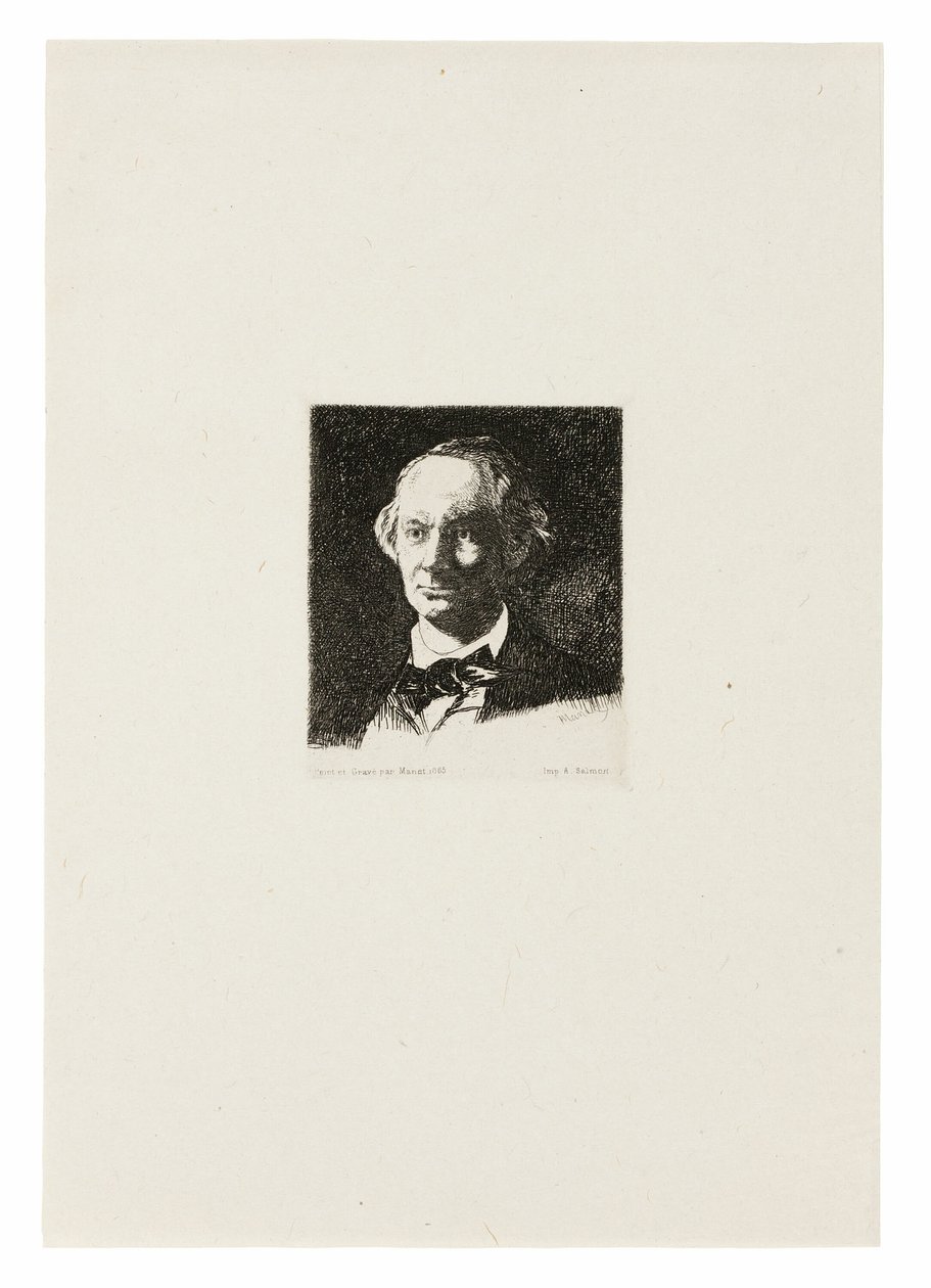 Charles Baudelaire, Full Face III af Édouard Manet