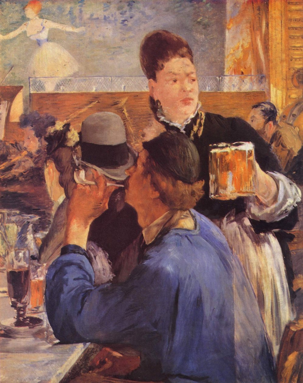 Hjørnet af en café-koncert af Édouard Manet
