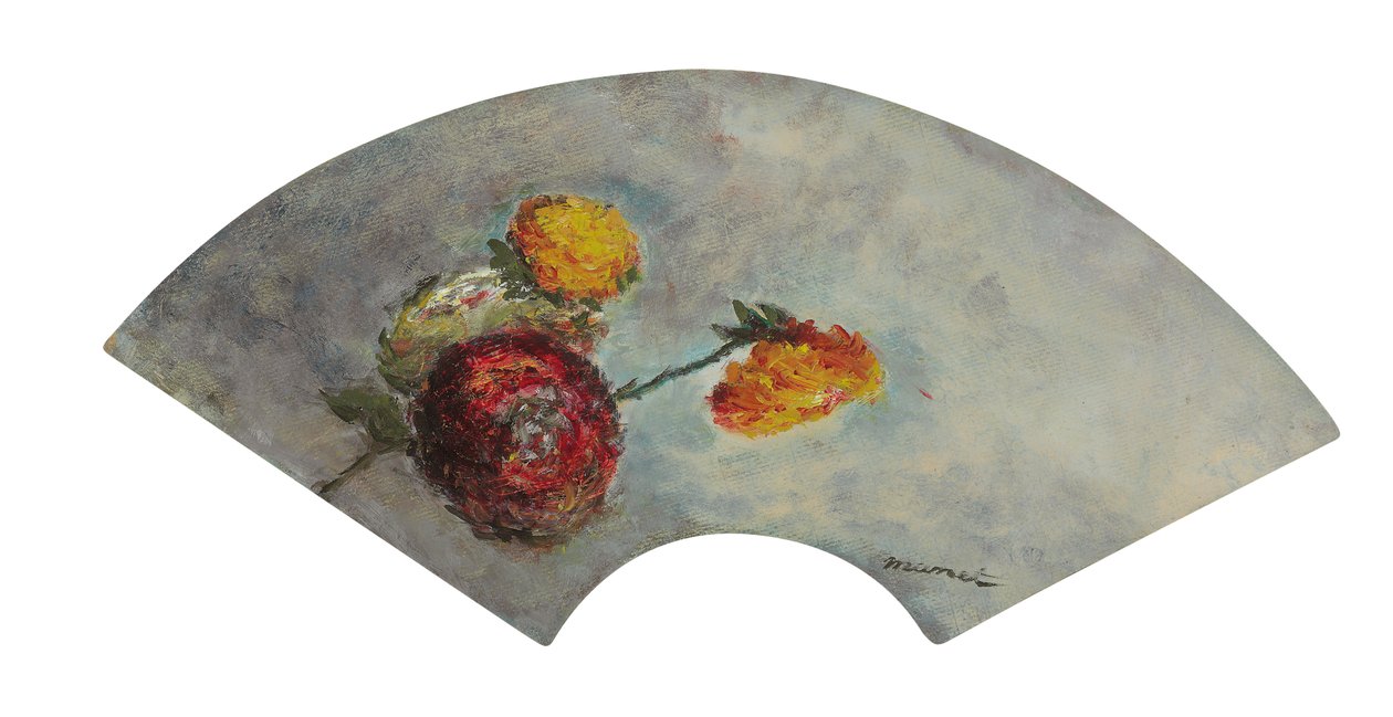 Dahliaer, 1881 af Édouard Manet
