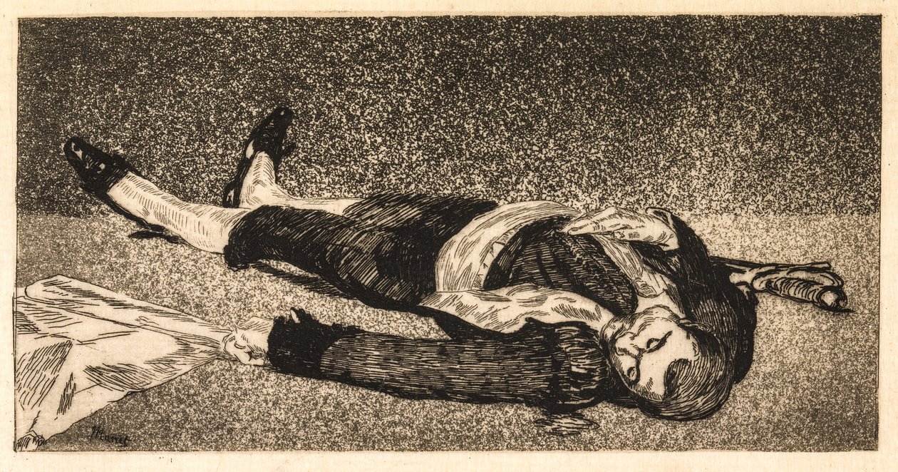 Død toreador af Édouard Manet