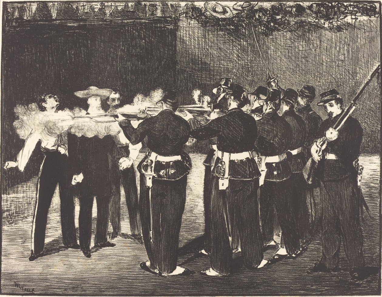 Maximilians død ved Queretaro (L