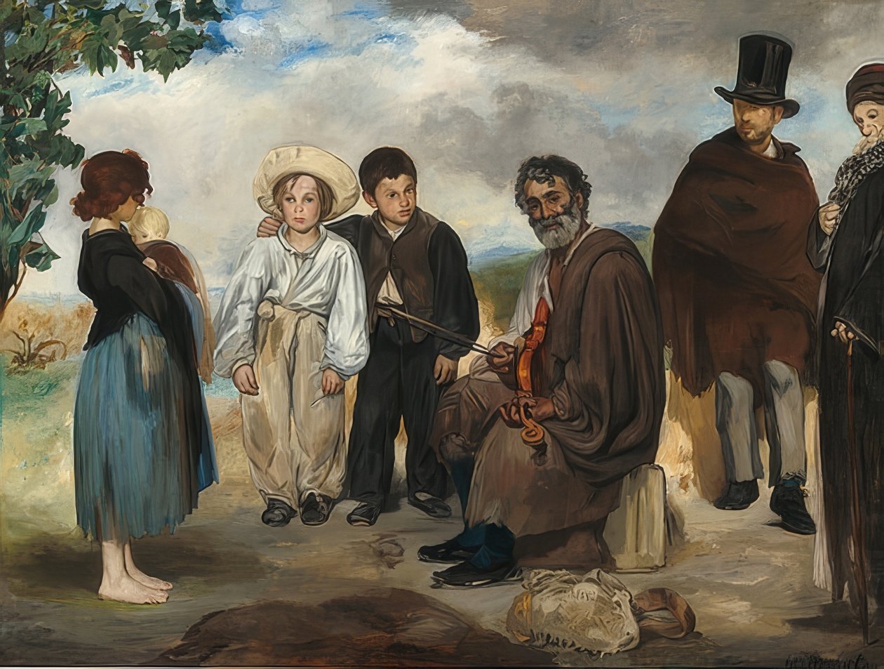 Den gamle musiker. 1862 af Édouard Manet
