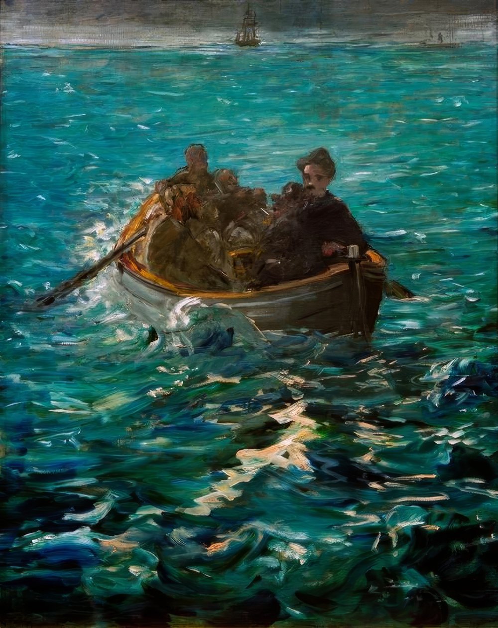 Henri Rocheforts flugt - Det store studie af Édouard Manet
