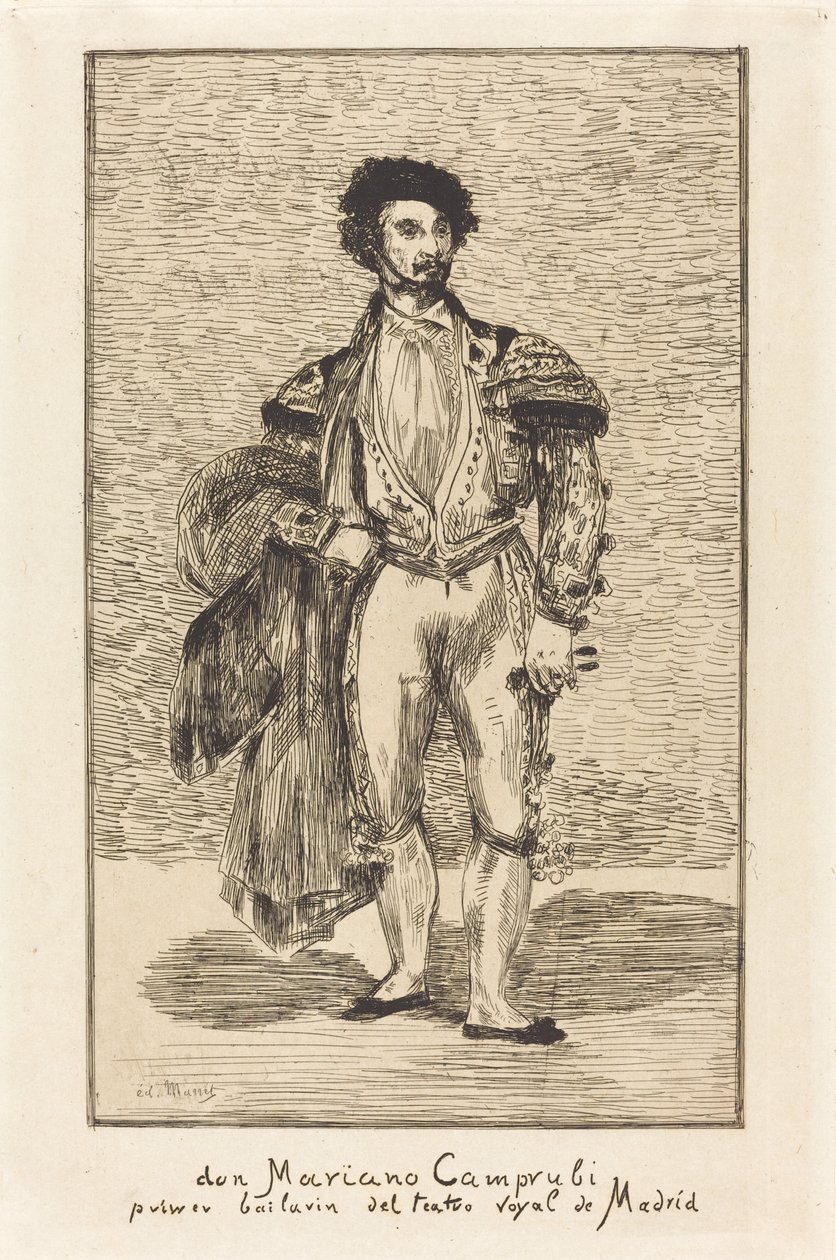 Don Mariano Camprubi (Danseren) af Édouard Manet