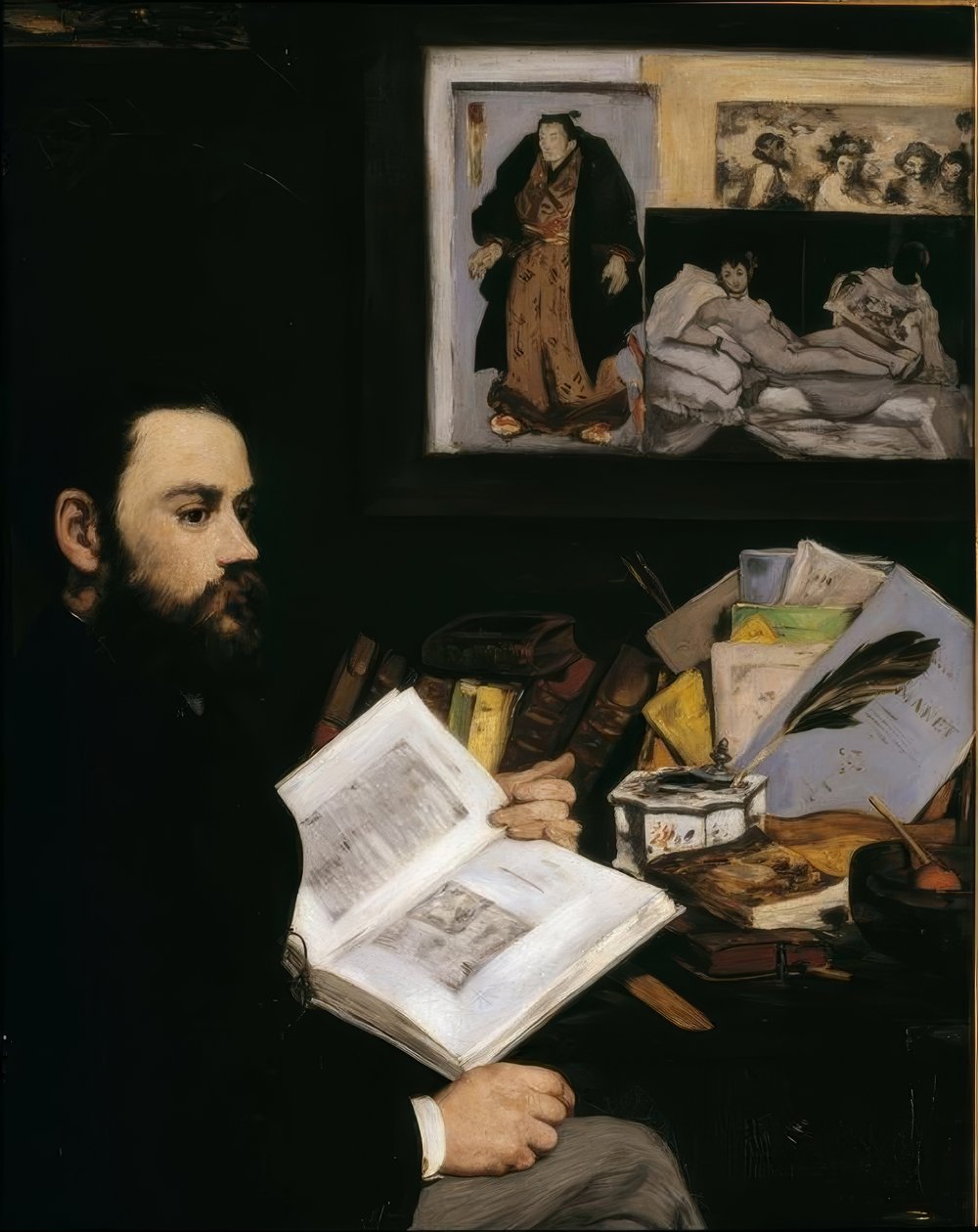 Emile Zola af Édouard Manet