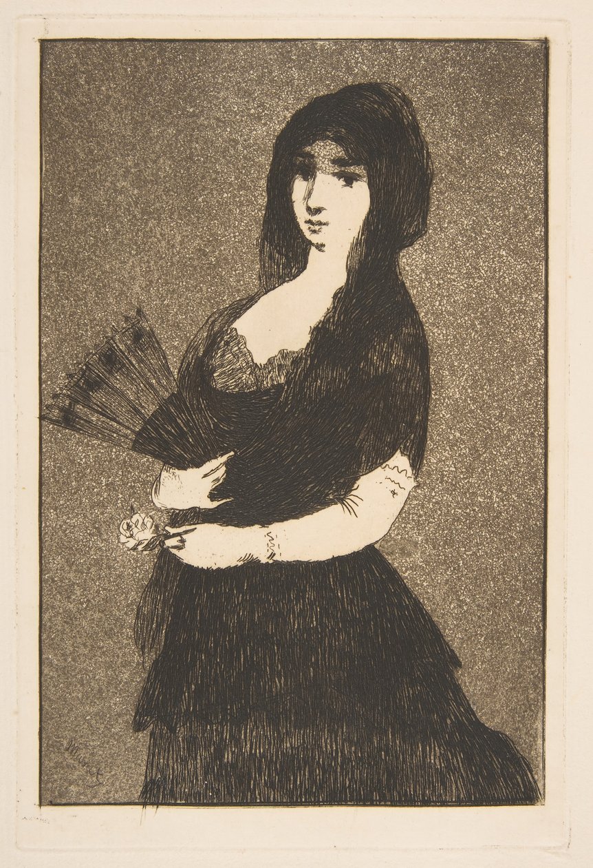 Eksotisk blomst, 1868. af Édouard Manet