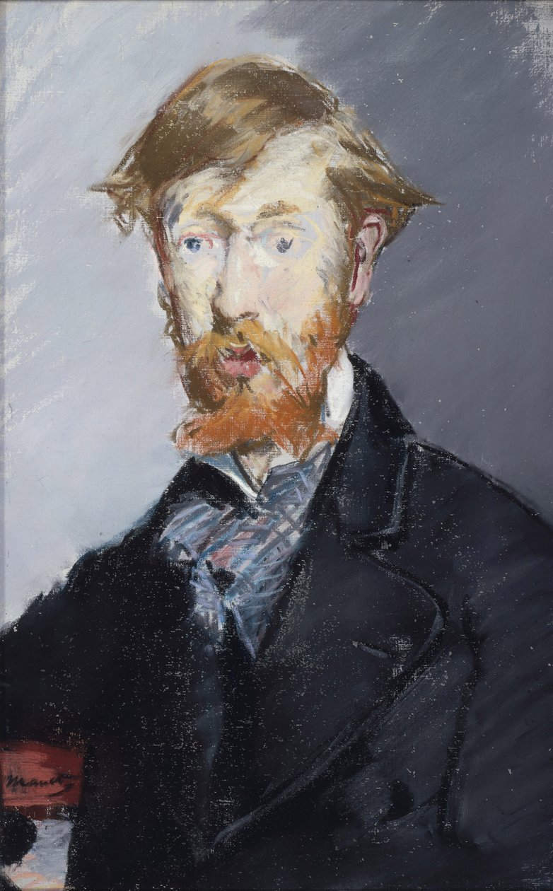 George Moore, 1879 (pastel på lærred) af Édouard Manet