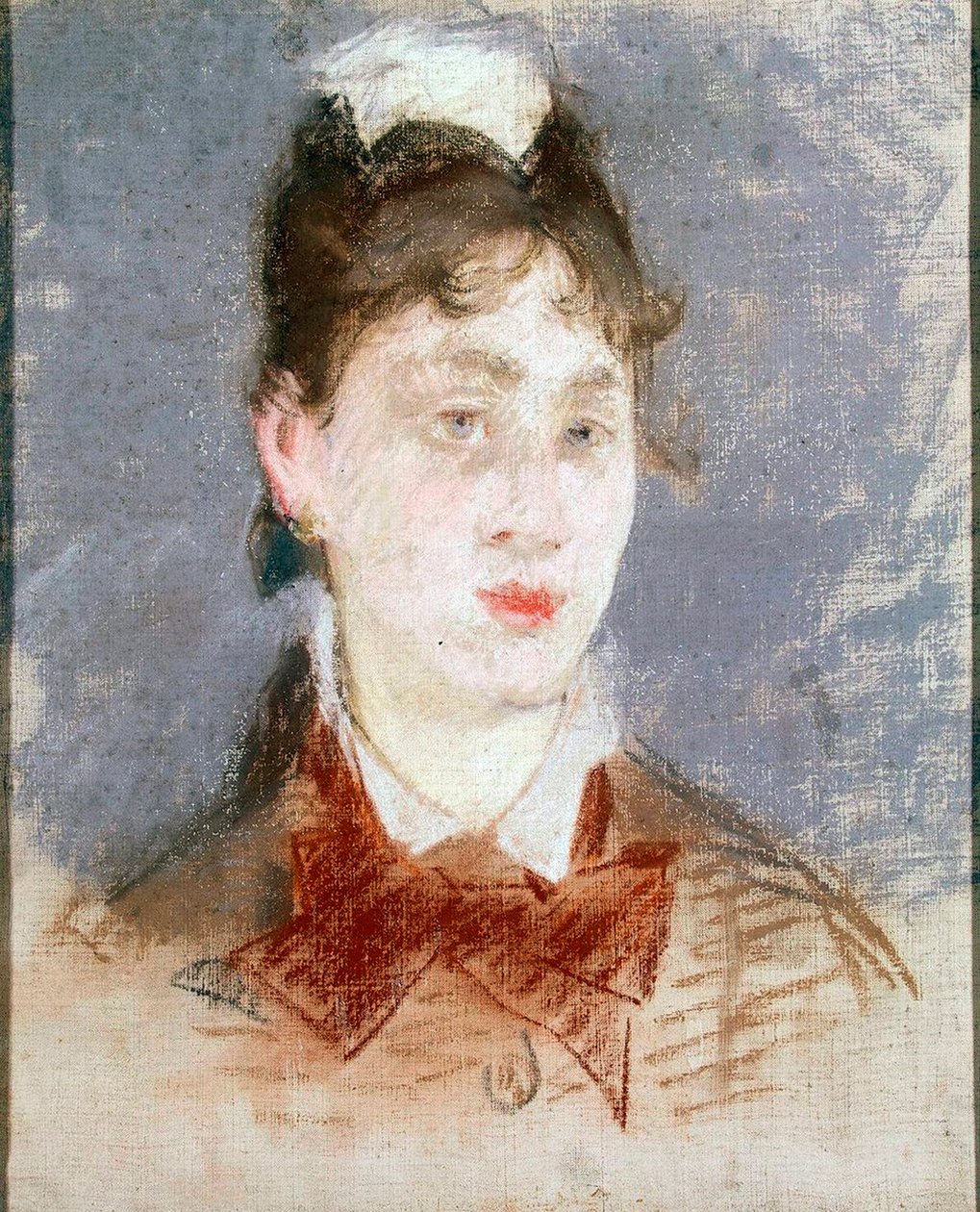 Pige i en vingehalsbånd, c1880 af Édouard Manet