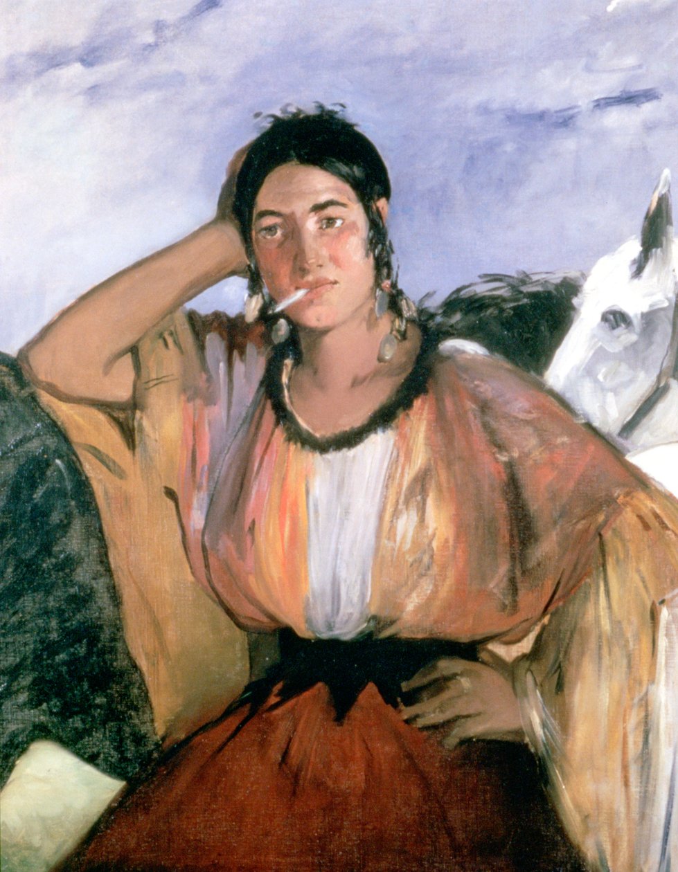 Sigøjner med cigaret, 1862 af Édouard Manet