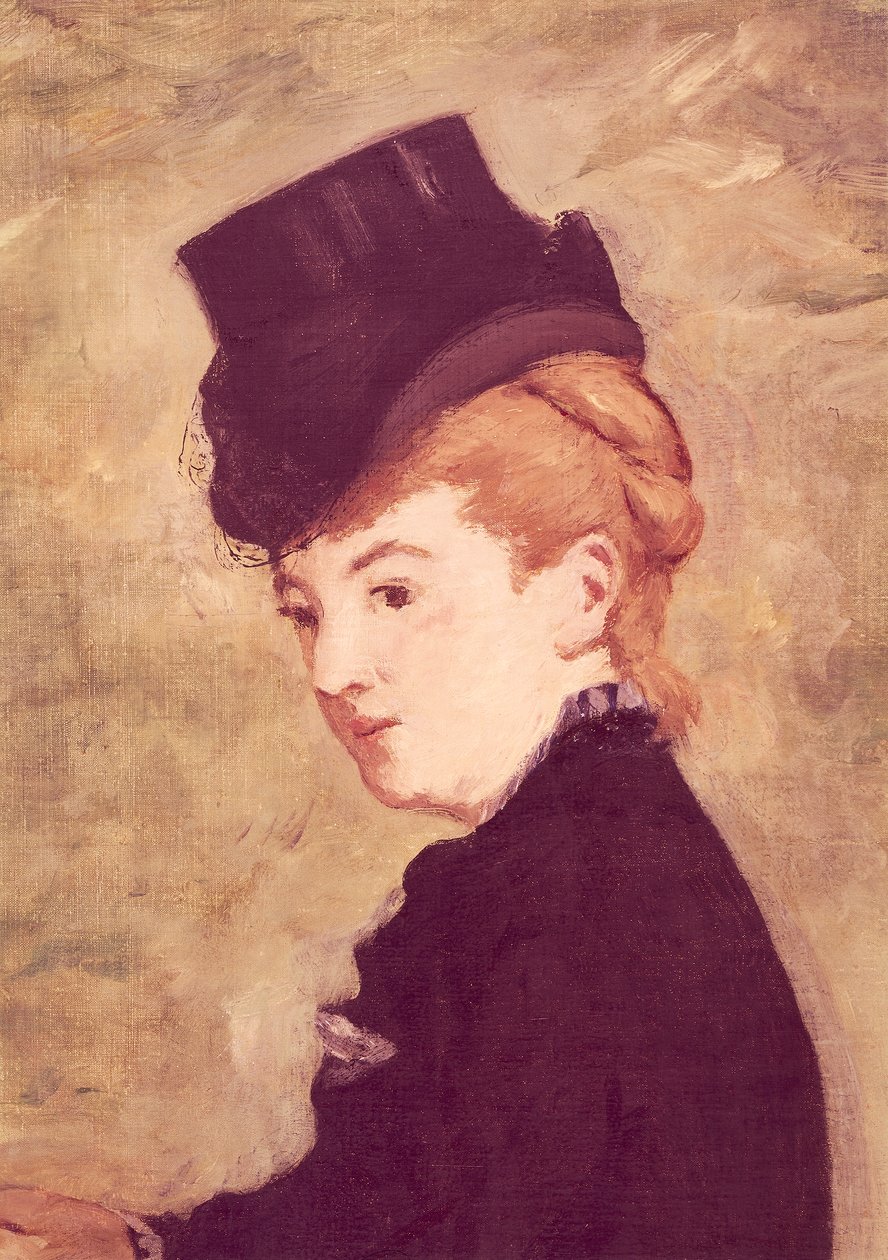 Rytter eller Madame Lefebure til hest af Édouard Manet