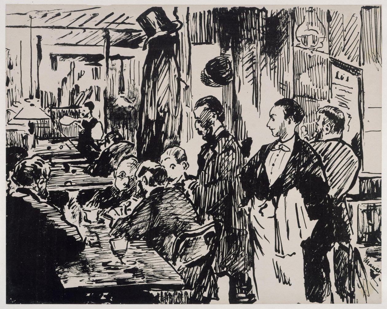 På caféen – Au Café (1. udgave) af Édouard Manet