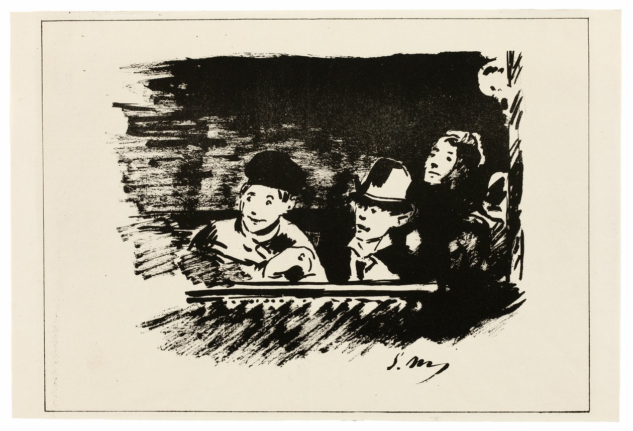I Øvre Galleri af Édouard Manet
