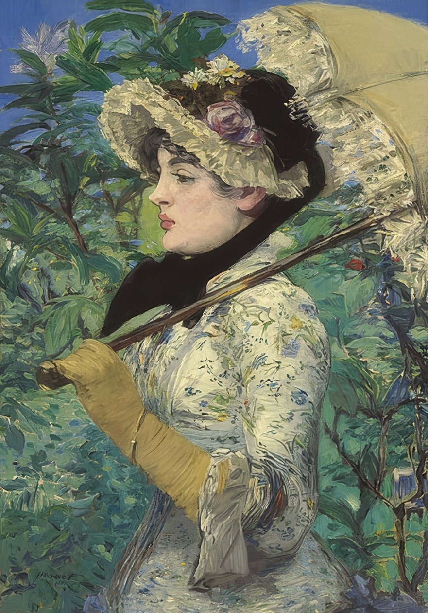 Jeanne (forår). 1881 af Édouard Manet