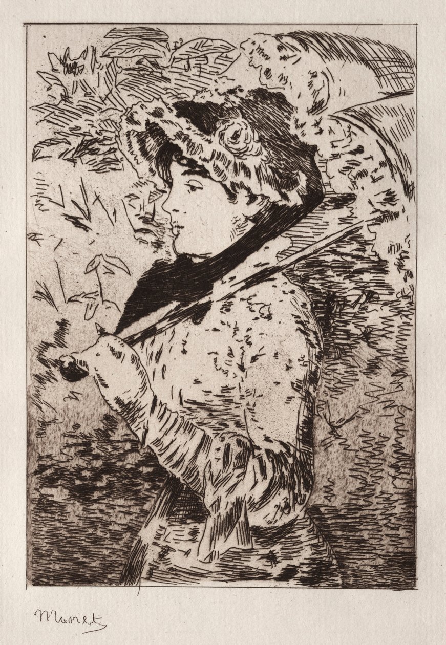 Jeanne: Forår. af Édouard Manet