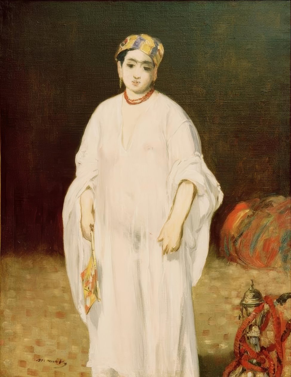 Ung kvinde i orientalsk kostume (La Sultane) af Édouard Manet