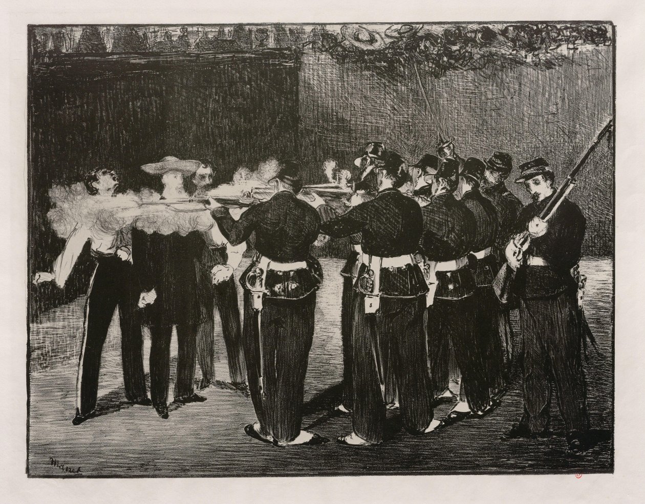 Halshugningen af Maximilian af Édouard Manet