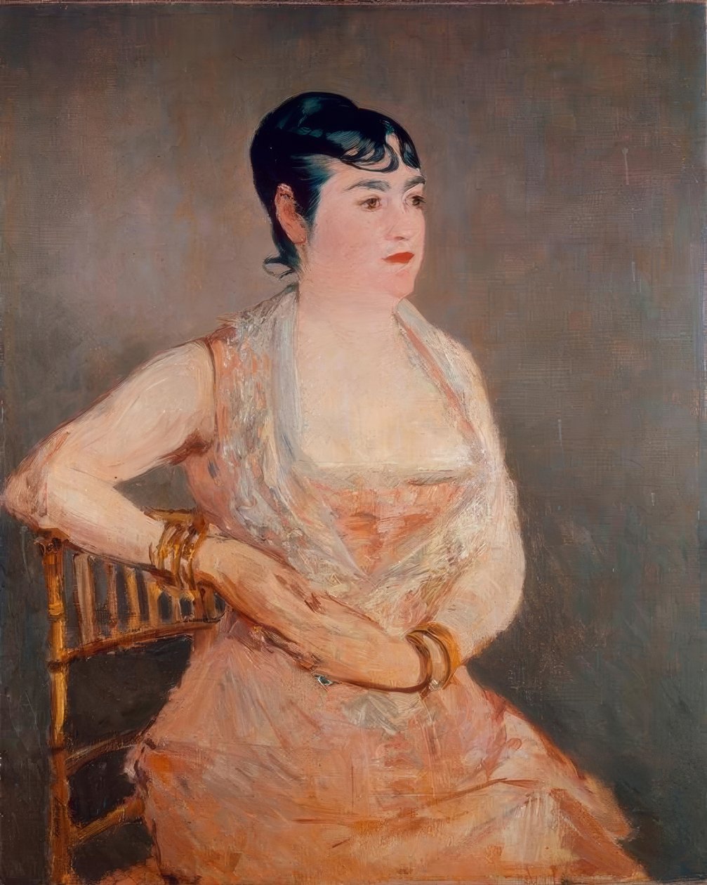 Den lyserøde dame af Édouard Manet